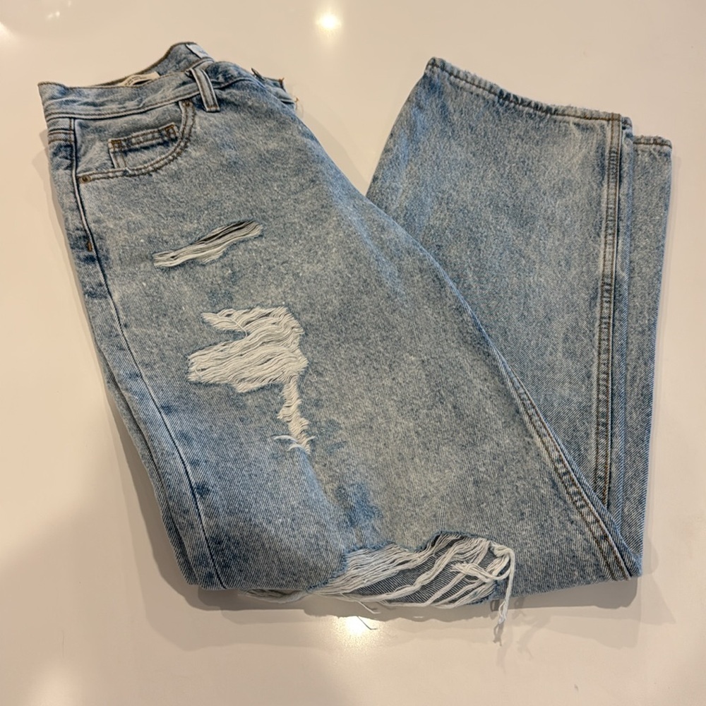 Universal Thread Mid Rise Baggy Jeans Size 2 - Picture 6 of 7